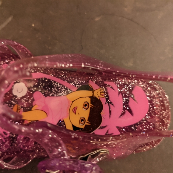Dora The Explorer, Jelly Sandals, Baby Girls Size 7 - Picture 4 of 7